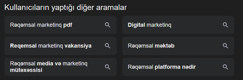 google təklifləri